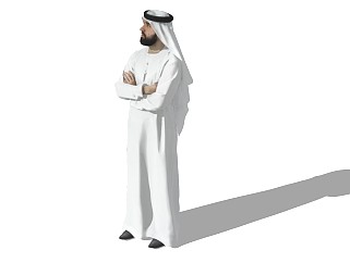 沙特阿拉伯人精细人物模型 (8)